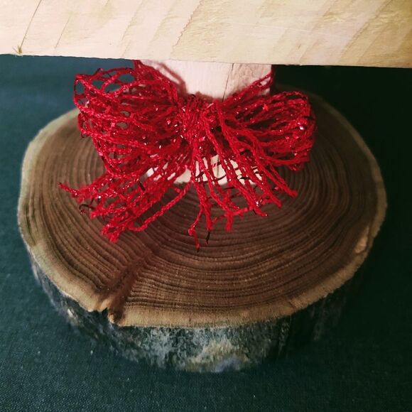 Hand Crafted Repurposed Wood Rustic Wooden Christmas Tree, Farmhouse Decor 16" - Picture 5 of 8